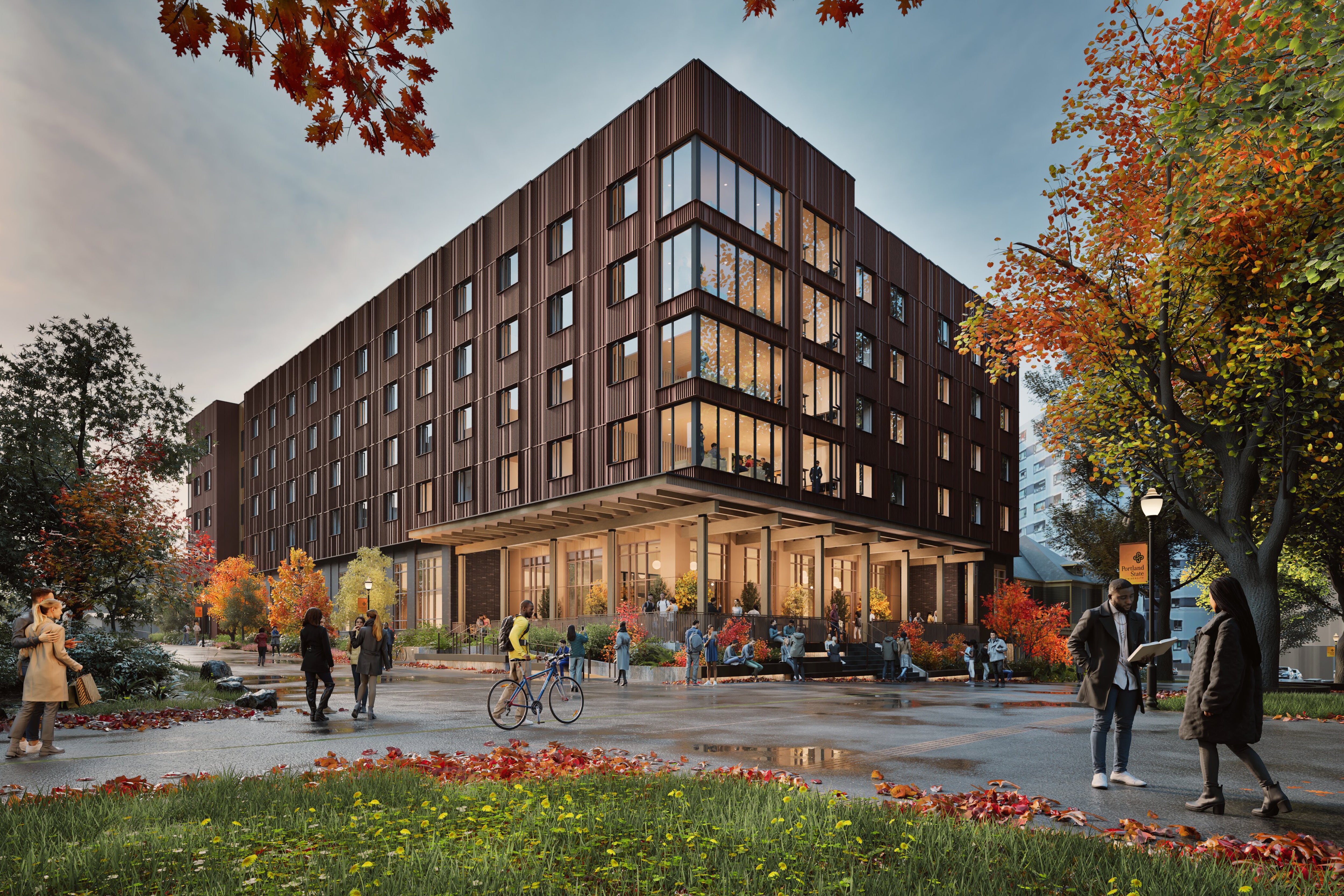 Portland State University New Student Housing Building